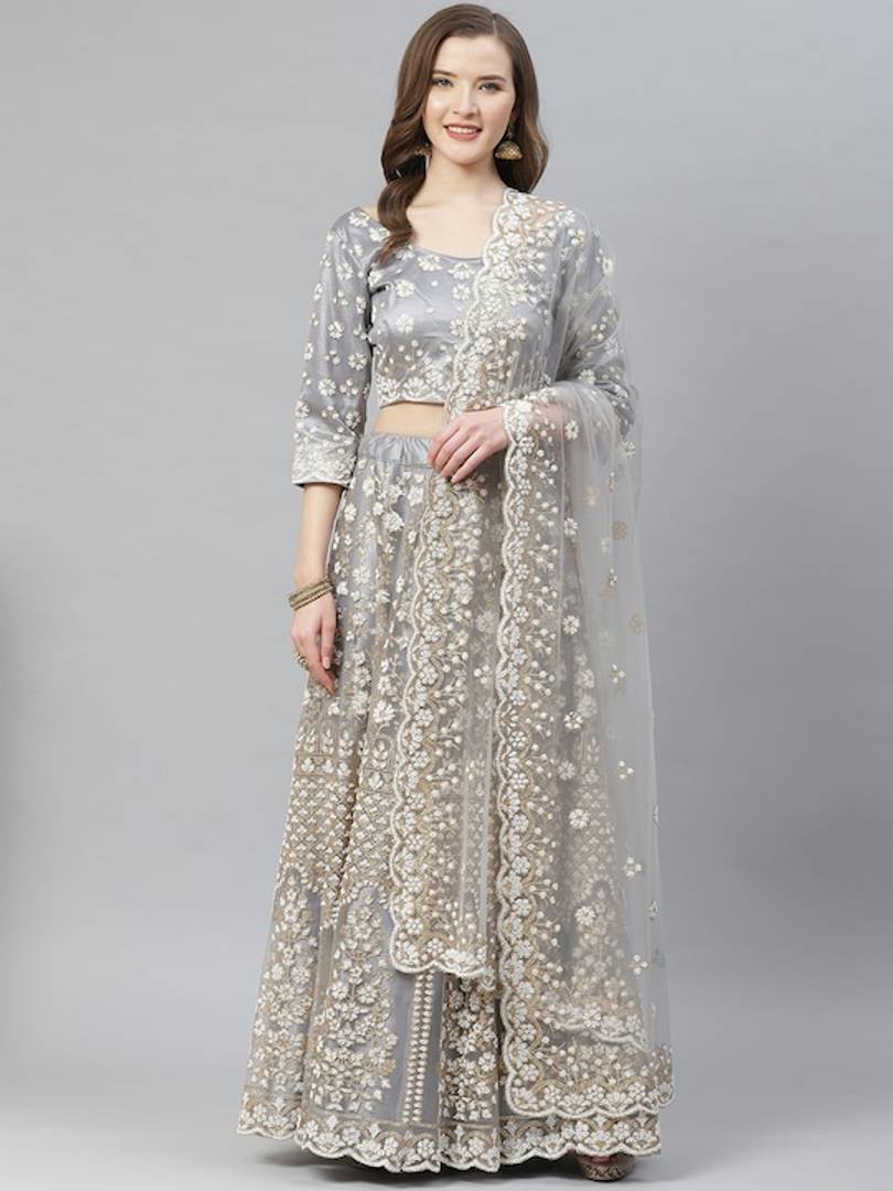Women Banarasi Silk Lehenga Choli